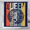 BigProStore Cool Black Queen Vintage Art African American Bathroom Shower Curtains African Bathroom Decor BPS096 Small (165x180cm | 65x72in) Shower Curtain