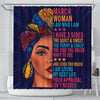 BigProStore Cool March Woman I Have 3 Sides I Live My Best Life Your Approval Isn't Needed Black African American Shower Curtains Afrocentric Style Designs BPS168 Small (165x180cm | 65x72in) Shower Curtain