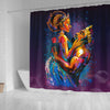 BigProStore Cool Pro Black King And Queen Art Black African American Shower Curtains African Style Designs BPS194 Small (165x180cm | 65x72in) Shower Curtain