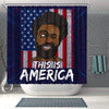 BigProStore Cool This Is America Childish Gambino Funny African Style Shower Curtains Afrocentric Bathroom Accessories BPS226 Shower Curtain