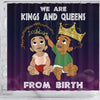 BigProStore Cool We Are Kings And Queens From Birth African American Inspired Shower Curtains Afro Bathroom Decor BPS233 Shower Curtain