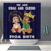 BigProStore Cool We Are Kings And Queens From Birth African American Print Shower Curtains Afrocentric Style Designs BPS233 Shower Curtain