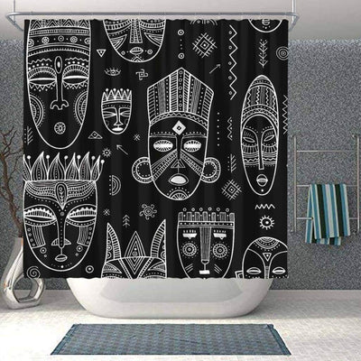 BigProStore Cute African American Art Shower Curtains African Queen Bathroom Decor Accessories BPS0296 Small (165x180cm | 65x72in) Shower Curtain