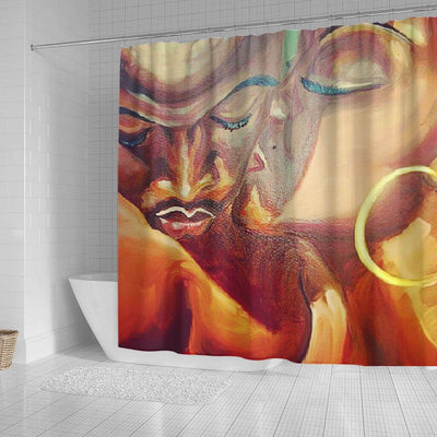 BigProStore Cute African American Art Shower Curtains African Woman Bathroom Decor Accessories BPS0177 Shower Curtain
