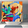 BigProStore Cute African American Art Shower Curtains Melanin Afro Girl Bathroom Decor Idea BPS0176 Small (165x180cm | 65x72in) Shower Curtain