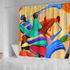 BigProStore Cute African American Art Shower Curtains Melanin Afro Girl Bathroom Decor Idea BPS0176 Shower Curtain