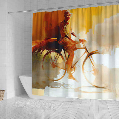 BigProStore Cute African American Black Art Shower Curtain African Lady Bathroom Decor Idea BPS0172 Shower Curtain