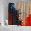BigProStore Cute African Inspired Shower Curtains Black Girl Bathroom Designs BPS0261 Shower Curtain
