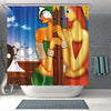 BigProStore Cute African Inspired Shower Curtains Melanin Afro Woman Bathroom Decor BPS0267 Small (165x180cm | 65x72in) Shower Curtain