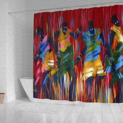 BigProStore Cute African Print Shower Curtains African Men Bathroom Decor Idea BPS0069 Shower Curtain