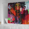 BigProStore Cute African Style Shower Curtain Afro Woman Bathroom Accessories BPS0224 Shower Curtain