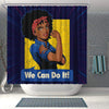 BigProStore Cute Afro Girls We Can Do It African American Inspired Shower Curtains Afrocentric Style Designs BPS033 Shower Curtain