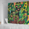 BigProStore Cute Afrocentric Shower Curtains Melanin Afro Girl Bathroom Accessories BPS0008 Shower Curtain