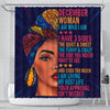 BigProStore Cute December Woman I Have 3 Sides I Live My Best Life Your Approval Isn't Needed Black African American Shower Curtains Afro Bathroom Decor BPS023 Small (165x180cm | 65x72in) Shower Curtain