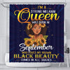 BigProStore Cute I'm A Strong Melanin Queen Was Born In September Afro American Shower Curtains Afrocentric Bathroom Decor BPS145 Small (165x180cm | 65x72in) Shower Curtain