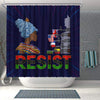 BigProStore Cute Resist Afro Girl Rise Afrocentric Shower Curtains African Bathroom Decor BPS203 Shower Curtain