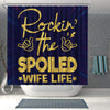 BigProStore Cute Rockin The Spoiled Wife Life Afro American Shower Curtains Afro Bathroom Accessories BPS205 Shower Curtain