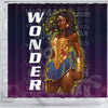 BigProStore Cute Wonder Afro Woman Shower Curtains African American African Bathroom Accessories BPS240 Shower Curtain