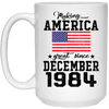 BigProStore Make America Great Since December 1984 21504 15 oz. White Mug / White / One Size Apparel