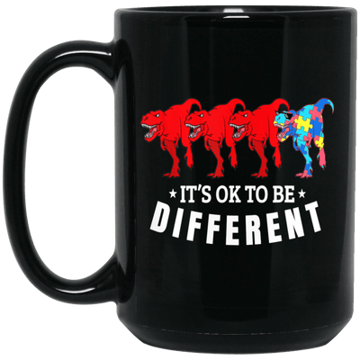 Autism Mug It's Ok To Be Different Autism Awareness Puzzle Designs
