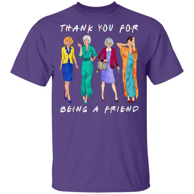 Thank You For Being A Friend Women T-Shirt Design