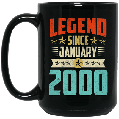 Legend Born January 2000 Coffee Mug 19th Birthday Gifts