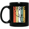 BigProStore Nurse Mug Vintage Coffee Cup Nurse Week Nursing Students Gifts Idea BM11OZ 11 oz. Black Mug / Black / One Size Coffee Mug
