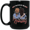 BigProStore Nurse Mug Not Sister By Blood But Sister By Nursing Cool Nurses Gifts BM15OZ 15 oz. Black Mug / Black / One Size Coffee Mug