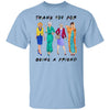 BigProStore Thank You For Being A Friend Women T-Shirt Light Blue / M T-Shirts