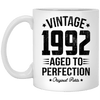 BigProStore Vintage 1992 Aged To Perfection Coffee Mug Gifts XP8434 11 oz. White Mug / White / One Size Coffee Mug