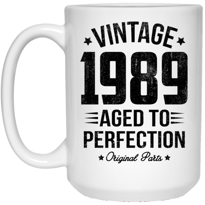 BigProStore Vintage 1989 Aged To Perfection Coffee Mug Gifts 21504 15 oz. White Mug / White / One Size Coffee Mug
