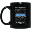 BigProStore Police Mug Make No Mistake Thin Blue Line Law Enforcement Gifts BM11OZ 11 oz. Black Mug / Black / One Size Coffee Mug