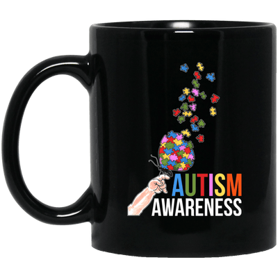 Autism Butterfly Mugs Autism Awareness Puzzle Coffee Mug Designs Idea