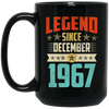 Legend Born December 1967 Coffee Mug 52nd Birthday Gifts