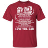 BigProStore For My Dad In Heaven T-Shirt Unique Missing Daddy Father's Day Gift G200 Gildan Ultra Cotton T-Shirt / Cardinal / S T-shirt