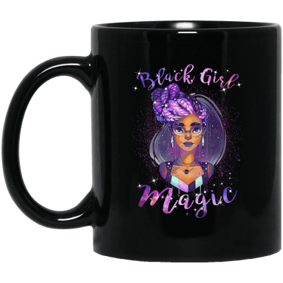 BigProStore Black Girl Magic Mug African Melanin Popping Women Coffee Cup Design BM11OZ 11 oz. Black Mug / Black / One Size Coffee Mug