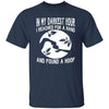 BigProStore Horse Lover Shirt In My Darkest Hour I Reach For A Hand And Found A Hoof Shirt Navy / S T-Shirts