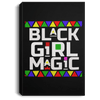 BigProStore African American Canvas Wall Art Black Girl Magic Afro Woman Black History Canvas Art Living Room Decor CANPO75 Portrait Canvas .75in Frame / Black / 8" x 12" Apparel