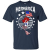 BigProStore Mermerica Mermaid T-shirt G200 Gildan Ultra Cotton T-Shirt / Navy / S T-shirt
