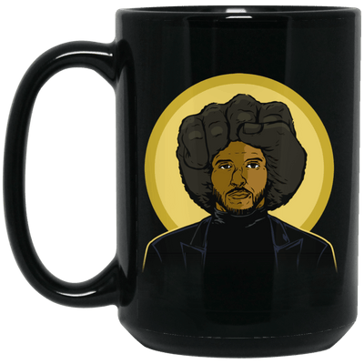 BigProStore African American Coffee Cup Design Afro Pride Pro Black Men Women Mug BM15OZ 15 oz. Black Mug / Black / One Size Coffee Mug