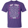 BigProStore I Love My Daddy You May Be Out Of My Sight Missing Dad Angel T-Shirt G200 Gildan Ultra Cotton T-Shirt / Purple / S T-shirt
