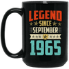 Legend Born September 1965 Coffee Mug 54th Birthday Gifts
