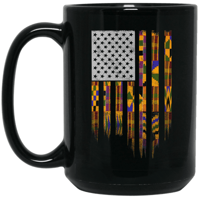 BigProStore African American Flag Mug For Pro Black People Afro Melanin Women Cup BM15OZ 15 oz. Black Mug / Black / One Size Coffee Mug