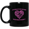 BigProStore Nurse Mug Cute Enough To Stop Your Heart Skill Enough To Restart It BM11OZ 11 oz. Black Mug / Black / One Size Coffee Mug