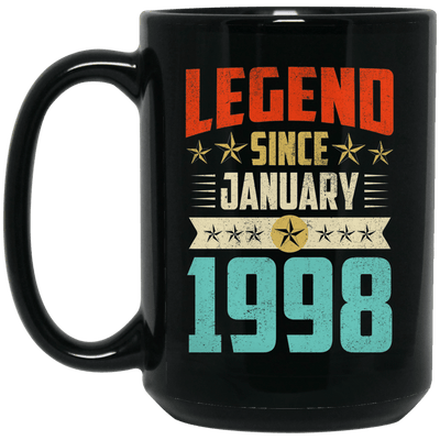 Legend Born January 1998 Coffee Mug 21st Birthday Gifts