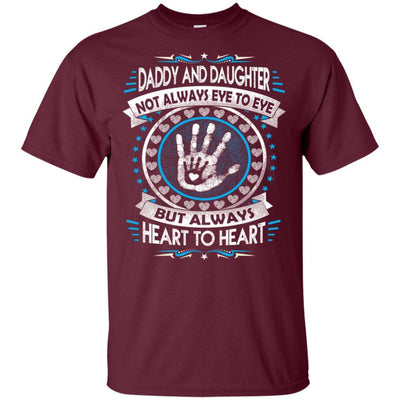 BigProStore Dad And Daughter Always Heart To Heart T-Shirt Father's Day Gift Idea G200 Gildan Ultra Cotton T-Shirt / Maroon / S T-shirt