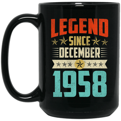 Legend Born December 1958 Coffee Mug 61st Birthday Gifts