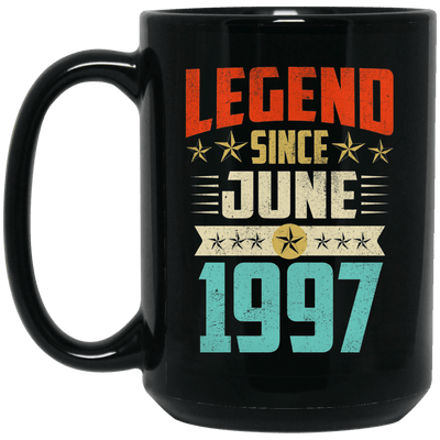 Legend Born June 1997 Coffee Mug 22nd Birthday Gifts