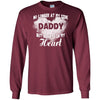 BigProStore No Longer At My Side Daddy But Always In My Heart Father's Day T-Shirt G240 Gildan LS Ultra Cotton T-Shirt / Maroon / S T-shirt