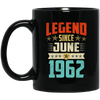 Legend Born June 1962 Coffee Mug 57th Birthday Gifts